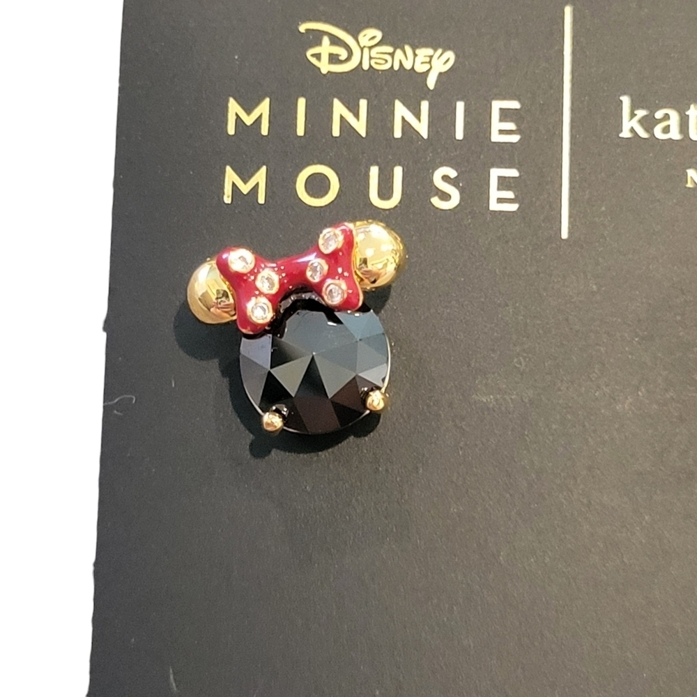 NWT | Disney X Kate Spade New York | Minnie Stud Earrings - Picture 3 of 6